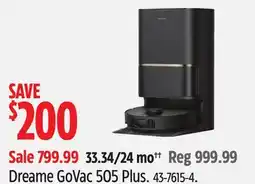 Canadian Tire Dreame GoVac 505 Plus offer