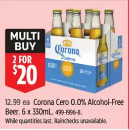 Canadian Tire Corona Cero 0.0% Alcohol-Free Beer offer