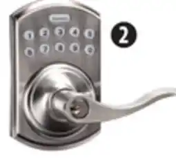 Canadian Tire Garrison Electronic Lock with Juran Door Lever offer