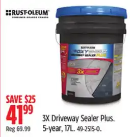 Canadian Tire 3X Driveway Sealer Plus offer
