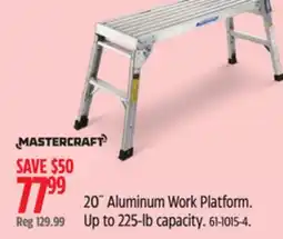 Canadian Tire 20˝ Aluminum Work Platform offer
