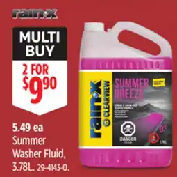 Canadian Tire Summer Washer Fluid offer