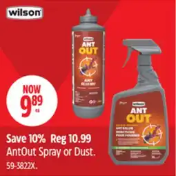Canadian Tire Wilson AntOut Spray or Dust offer