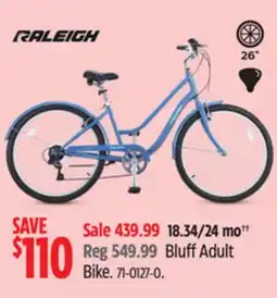 Canadian Tire Bluff Adult Bike offer