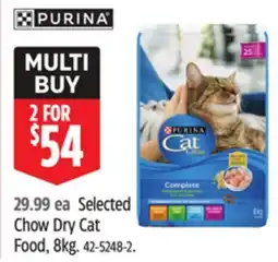 Canadian Tire Selected PURINA Chow Dry Cat Food offer
