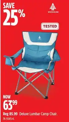 Canadian Tire WOODS Deluxe Lumber Camp Chair offer