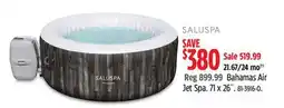Canadian Tire Saluspa Bahamas Air Jet Spa offer