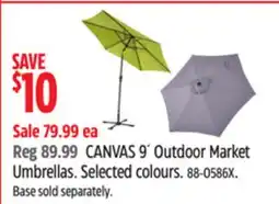 Canadian Tire CANVAS 9 Outdoor Market Umbrellas offer