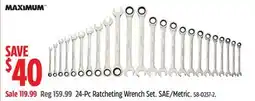 Canadian Tire Maximum 24-Pc Ratcheting Wrench Set offer