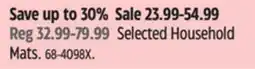 Canadian Tire Selected Household Mats offer