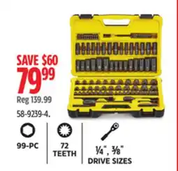 Canadian Tire Selected Black Chrome Socket Sets offer