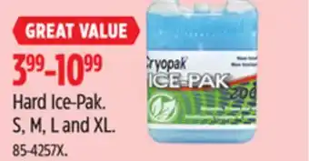 Canadian Tire Cryopak Hard Ice-Pak offer