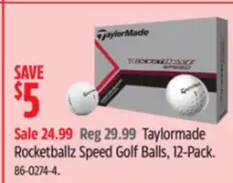 Canadian Tire Taylormade Rocketballz Speed Golf Balls, 12-Pack offer