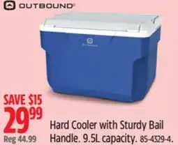Canadian Tire OUTBOUND Hard Cooler with Sturdy Bail Handle offer