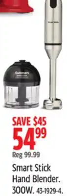 Canadian Tire Cuisinart Smart Stick Hand Blender offer