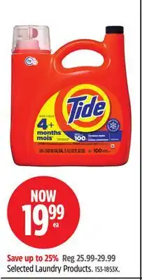 Canadian Tire Selected Tide Laundry Products offer