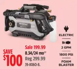 Canadian Tire SIMONIZ 1800 PSI Electric Pressure Washer offer