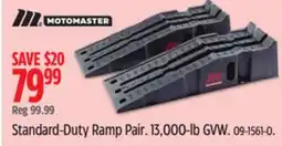 Canadian Tire MOTOMASTER Standard-Duty Ramp Pair offer