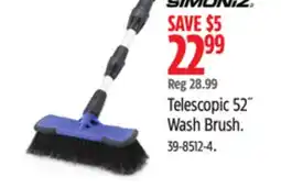 Canadian Tire Simoniz Telescopic 52˝ Wash Brush offer