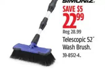 Canadian Tire Simoniz Telescopic 52˝ Wash Brush offer