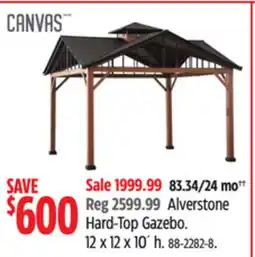 Canadian Tire CANVAS Alverstone Hard-Top Gazebo offer