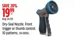 Canadian Tire Dry-Seal Nozzle offer