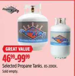 Canadian Tire Selected Propane Tanks offer