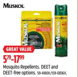 Canadian Tire Mosquito Repellents offer