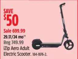 Canadian Tire iZip Aero Adult Electric Scooter offer