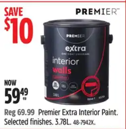 Canadian Tire Premier Extra Interior Paint offer