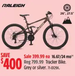 Canadian Tire RALEIGH Tracker Bike offer