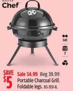 Canadian Tire Portable Charcoal Grill offer
