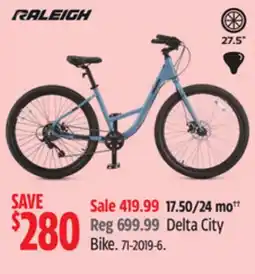 Canadian Tire Delta City Bike offer