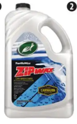 Canadian Tire Turtle Wax Zip Wax Car Wash & Wax offer
