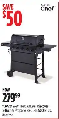 Canadian Tire Discover 5-Burner Propane BBQ offer