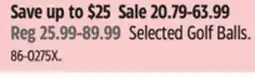 Canadian Tire Selected Golf Balls offer