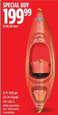 Canadian Tire 8-ft Pelican Sit-in Kayak offer