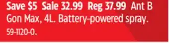 Canadian Tire ortho Ant B Gon Max offer