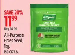 Canadian Tire All-Purpose Grass Seed offer