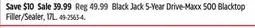 Canadian Tire Black Jack 5-Year Drive-Maxx 500 Blacktop Filler/Sealer offer