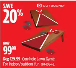 Canadian Tire OUTBOUND Cornhole Lawn Game offer