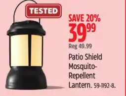 Canadian Tire TESTED Patio Shield Mosquito-Repellent Lantern offer