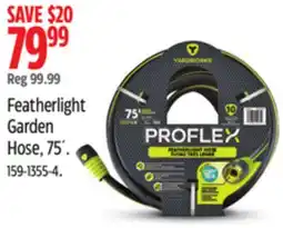 Canadian Tire Yardworks Featherlight Garden Hose 75´ offer
