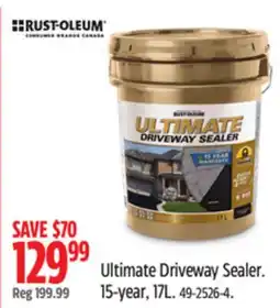Canadian Tire Rust-Oleum Ultimate Driveway Sealer offer