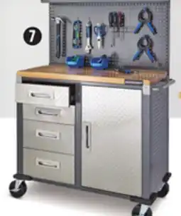 Canadian Tire MASTERCRAFT 40 Work Centre with Pegboard offer