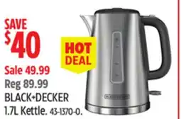 Canadian Tire BLACK+DECKER 1.7L Kettle offer