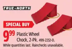 Canadian Tire True North Plastic Wheel Chock offer