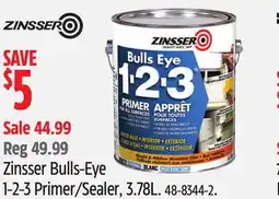 Canadian Tire Zinsser Bulls-Eye 1-2-3 Primer/Sealer, 3.78L offer