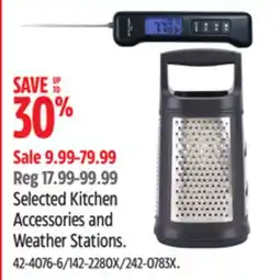 Canadian Tire Selected Kitchen Accessories and Weather Stations offer