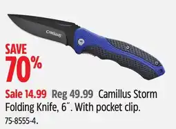 Canadian Tire Camillus Storm Folding Knife offer